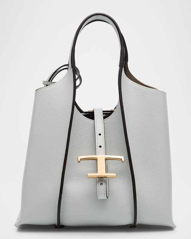 Mini Leather T Timeless Tote Shopping Bag